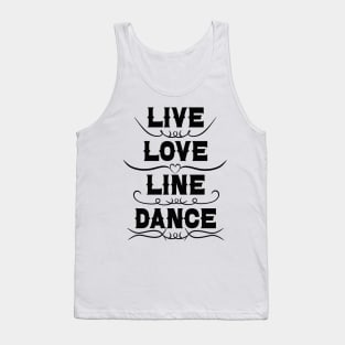 Live Love Line Dance Tank Top